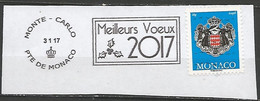 MONACO N° 2826 OBLITERE  Avec Flamme Sur Fragment - Used Stamps