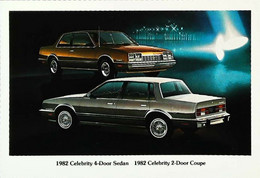 ► CHEVROLET Celebrity Sedan 1982  Publicité Automobile Chevrolet   (Litho. U.S.A.) - American Roadside