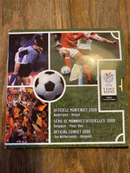 M/MS26A BELGIQUE FDC Foot Euro 2000 - FDC, BU, BE & Muntencassettes