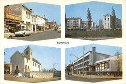 BONNEUIL - Divers Aspects De La Ville - Eglise - Immeubles, HLM - Tabac De La Mairie - DS Citroën, Renault 4L - Bonneuil Sur Marne