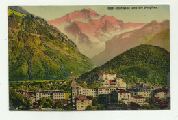 INTERLAKEN UND DIE JUNGFRAU 1929  - VIAGGIATA   FP - Interlaken