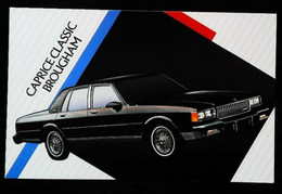 ► CHEVROLET  Caprice Classic Brougham 1986  - Publicité Automobile Chevrolet   (Litho. U.S.A.) - American Roadside