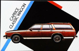 ► CHEVROLET  Caprice Classic Wagon  1986  - Publicité Automobile Chevrolet   (Litho. U.S.A.) - American Roadside