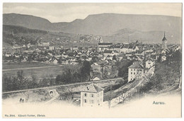 AARAU: Aussenquartier Mit Bahnlinie ~1900 - Aarau