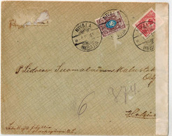 Lettre De  NIVALA Pour Helsinki  1915 - Lettres & Documents