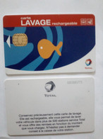 FRANCE CARTE LAVAGE TOTAL POISSON  NUMEROTEE - Car Wash Cards