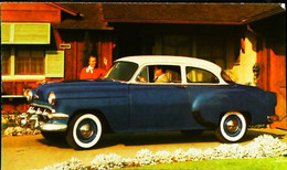 ► CHEVROLET One Fifty Sedan 1954 - Publicité Automobile Chevrolet   (Litho. U.S.A.) - Rutas Americanas