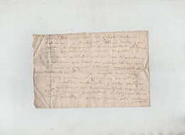 Duchesne Laboureur Rochefort Capitan Laboureur 1765  à Identifier - Manuscripten