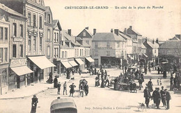 Crèvecœur Le Grand      60      Un Côté De La Place Du Marché      (voir Scan) - Crevecoeur Le Grand