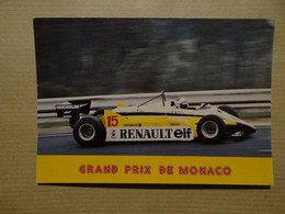 Renault F1 - Grand Prix De Monaco - Alain Prost - Voitures De Tourisme