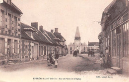 Estrées Saint Denis    60          Rue Et Place De L'église.  Boulangerie.            (voir Scan) - Estrees Saint Denis