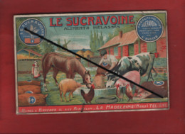Carte -  Le Sucravoine - Aliments Mélassée - Usines Et Bureaux - La Madeleine -( Nord) Cheval,vaches,porc Cochon,moutons - Viehzucht