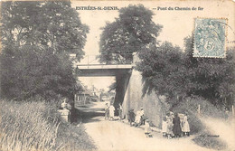 Estrées Saint Denis        60         Pont Du Chemin De Fer          (voir Scan) - Estrees Saint Denis
