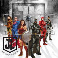 Coffret Justice League - édition Portugal (timbres + Bloc) - 2020 - Verzamelingen