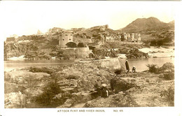 ASIE PAKISTAN CARTE PHOTO ATTOCK FORT AND RIVER INDUS. - Pakistan