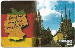 Germany - Helmut Kohl #17 - Severin-Kirche In Erfurt - O 1994 - 08.94, 6DM, 1.000ex, Used - O-Series : Séries Client