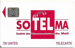 Mali - SoTelMa - Red Logo, Cn. 40684 Embossed, SC5 Afnor, 120U, Used - Malí
