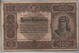 Billet De 100 KORONA - Hongrie