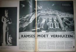 Ramses Moet Verhuizen. Aboe Simbel  (11.06.1964) Egypte, Tempel, Farao - Magazines & Newspapers