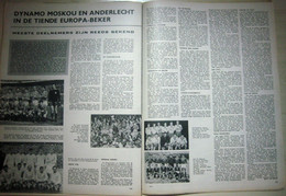 Voetbal (11.06.1964) Dynamo Moscou - Anderlecht, Benfica Lissabon, Real Madrid, Liverpool, A.S. St Etienne, Norrkoeping - Sonstige & Ohne Zuordnung