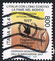 2001 - ITALIA / ITALY - WFP - PROGRAMMA ALIMENTARE MONDIALE / WFP - WORLD FOOD PROGRAM. USATO / USED - Tegen De Honger