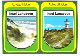 Deutschland - Langeoog - Stickercard - Sticker Card - Aufkleber Karte - Langeoog