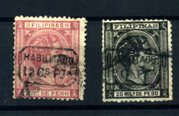 Filipinas Nº 51/52.  Año 1878-79 - Filippijnen