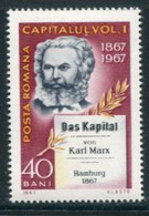 ROMANIA 1967 Centenary Of Karl Marx Book MNH / **.  Michel 2629 - Unused Stamps