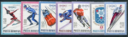 ROMANIA 1967 Winter Olympics, Grenoble MNH / **.  Michel 2620-26 - Ongebruikt