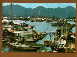 CHINE . Castle Peak Fishing Centre Hong Kong Rare Asian Fisherman Village - Réf. N° 27070 - - Chine (Hong Kong)