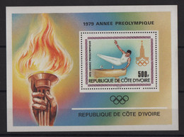 Cote D Ivoire - BF 15 - Jeux Olympiques - Gymnastique - Cote 6€ - ** Neufs Sans Charniere - Côte D'Ivoire (1960-...)