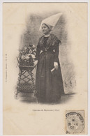 Delcampe - D17 - MARANNES - COSTUME DE MARENNES - Femme Près De Fleurs - PRECURSEUR - Marennes