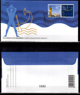 2017 Greece Rhodes Conference Security Stability Numbered Limited Cancelation Cover Issued 700 Pcs Lighthouses Europa - Fari