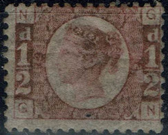 GREAT BRITAIN 1870 QUEEN VICTORIA 1/2p RED MI No 36 MLH VF!! - Unused Stamps