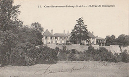 DPT 78 Carrières Sous Poissy Château De Champfleuri CPA  TBE - Carrieres Sous Poissy