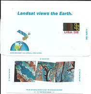 USA   1985 AEROGRAMME "LA TERRE VUE DU CIEL" - 1981-00