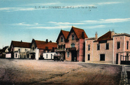 Lumbres (Pas De Calais) Le Bas De La Place - Edition Lucien Pollet - Carte L.P. N° 18 Colorisée, Non Circulée - Lumbres