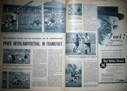 Voetbal. (16.03.1961) Interland Duitsland - Belgie In Frankfurt + Motorcross Van De Bosbergen In Herentals - Sonstige & Ohne Zuordnung