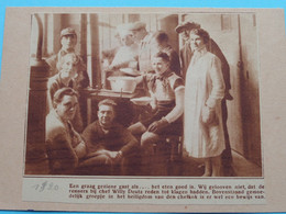 De Renners Bij Chef WILLY DEUTZ - 1920 ( Zie Foto Voor Detail ) KRANTENARTIKEL ! - Cyclisme