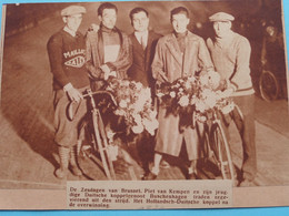 De Zesdagen Van BRUSSEL, PIET Van KEMPEN / BUSCHENHAGEN - 1920 ( Zie Foto Voor Detail ) KRANTENARTIKEL ! - Cyclisme