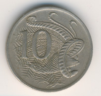 AUSTRALIA 1970: 10 Cents, KM 65 - 10 Cents