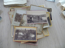 Lot 37 Photo Sans Mention Cabinet Grand Format Surtout Villages Quelques Animations Fin XIX ème Début XXème - Albumes & Colecciones