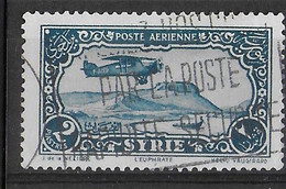 SIRIA FRANCESE - 1931 SERIE ORDINARIA POSTA AEREA - 2 P. - USATO (YVERT 52 - MICHEL 359) - Luchtpost