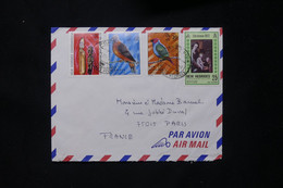 NOUVELLE HEBRIDES - Enveloppe De Port Vila En 1972 Pour Paris, Affranchissement Varié - L 77817 - Cartas & Documentos
