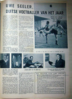 Voetbal (02.03.1961) Uwe Seeler, Hamburg, 5 November 1936) Is Een Duitse Oud-voetballer Van HSV, Cork City - Magazines & Newspapers