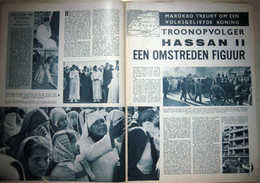 Hassan II, Een Omstreden Figuur (09.03.1961) Arabisch: الحسن الثاني, Al-Ḥasan Aṯ-ṯānī) Marokko - Maroc - Zeitungen & Zeitschriften
