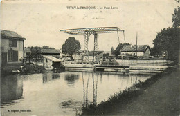 Vitry Le François * Le Pont Levis * Péniche Batellerie * Lavoir Laveuse - Vitry-le-François