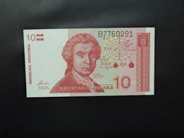 CROATIE : 10 DINARA   8.10.1991    P 18a     NEUF - Croatie