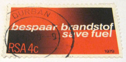 South Africa 1979 Fuel Conservation 4c - Used - Autres & Non Classés