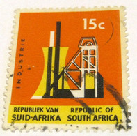 South Africa 1967 Industry 15c - Used - Otros & Sin Clasificación